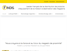 Tablet Screenshot of groupefindis.fr